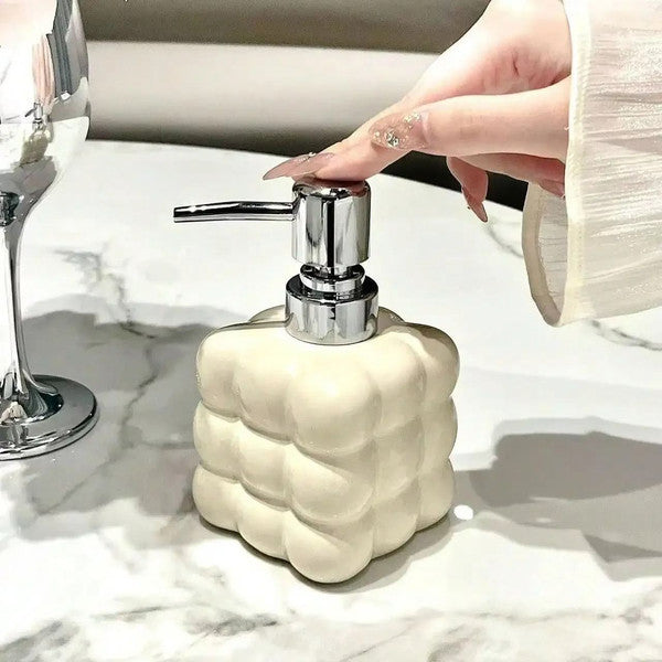 300ml Ceramic Soap Dispenser – Stylish Bathroom Bottle