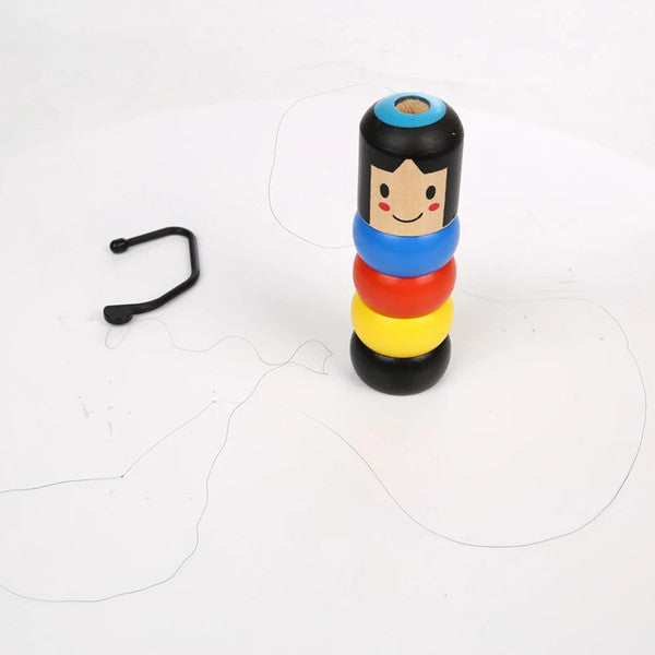 Unbreakable Mr. Immortal Wooden Man Magic Toy – Fun Gift for Kids & Unique Party Trick Toy