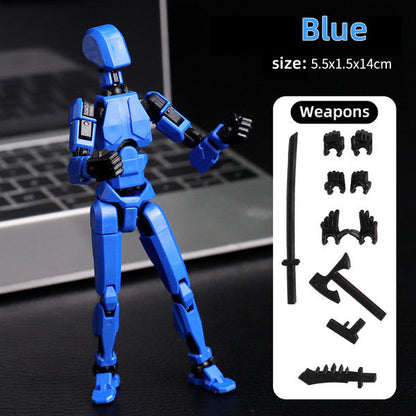 3D Printed Shapeshift Robot, Multi-Jointed Movable Figure Toy for Kids, Adults & Creative Play, Perfect Gift Idea