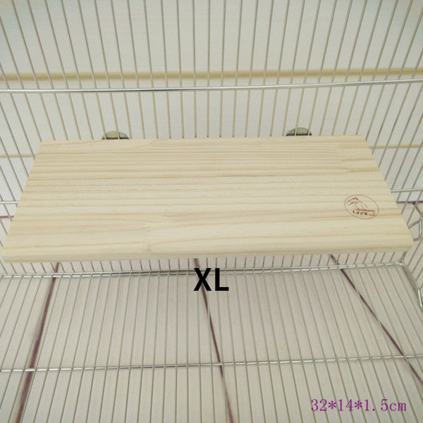 Wooden Pet Platform: Ideal Hamster & Guinea Pig Toys for Paw Grinding and Jumping - Home Pet Supplies