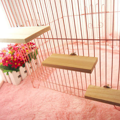 Wooden Pet Platform: Ideal Hamster & Guinea Pig Toys for Paw Grinding and Jumping - Home Pet Supplies