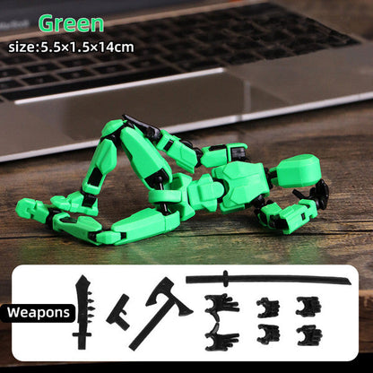 3D Printed Shapeshift Robot, Multi-Jointed Movable Figure Toy for Kids, Adults & Creative Play, Perfect Gift Idea