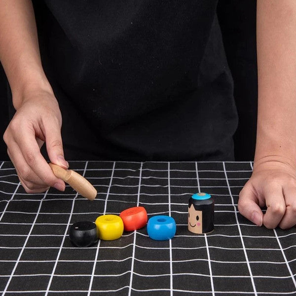 Unbreakable Mr. Immortal Wooden Man Magic Toy – Fun Gift for Kids & Unique Party Trick Toy