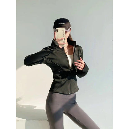 Women's Slim Fit Full-Zip Fleece Jacket – Warm, Stylish & Versatile for Winter